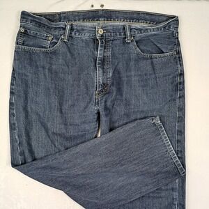 Levis 505 Regular Fit Straight Leg Blue‎ Denim Jeans Mens 40x30 Medium Wash